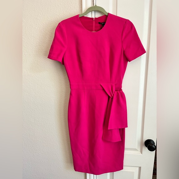 Black Halo Harbor Side-Tie Sheath Dress New with tags size 2 - Picture 3 of 6